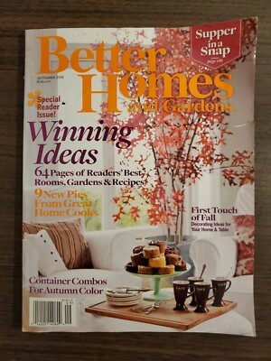 Better Homes and Gardens Magazine September 2008-image