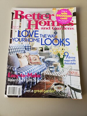 Better Homes and Gardens Magazine February 2003 Love the way your home looks-image