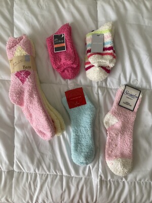 Lot of Women’s Cozy Socks Brand New  6 Pairs-image