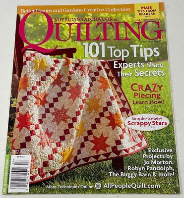 Better Homes & Gardens American Patchwork and Quilting Magazine April 2009 #97-image