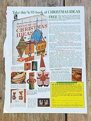 BETTER HOMES and GARDENS Family Book Service 70’s Full-Page COLOR  Ad  AS SHOWN-image