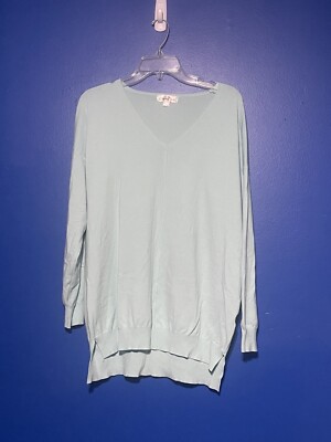 perfectly priscilla Lightweight Sweater sz L very comfortable/soft-image
