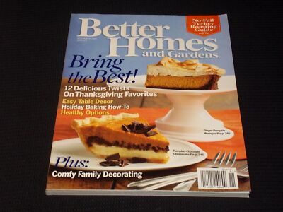 2008 NOVEMBER BETTER HOMES & GARDENS MAGAZINE - BRING THE BEST COVER - E 4639-image