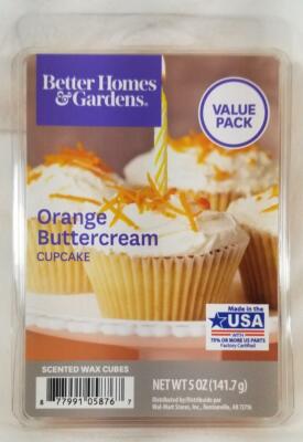 Better Homes & Gardens Scented Wax Cubes: ORANGE BUTTERCREAM CUPCAKE 5.0 oz-image