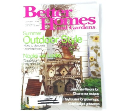 Vintage July 2000 Better Homes and Gardens Magazine Outdoor Style Issue-image