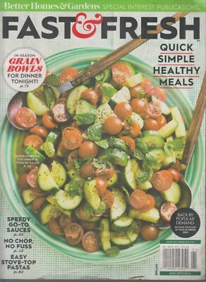 Better Homes & Gardens Fast & Fresh 2019 Quick Simple Healthy Meals/Recipes-image