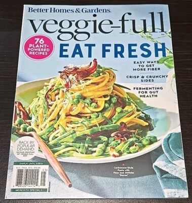 Better Homes & Gardens Magazine Veggie-Full 76 Recipies-image