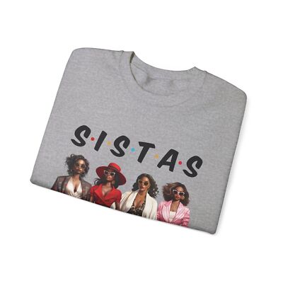 Sistas Unisex Heavy Blend™ Sweatshirt: Cozy Comfort with a Dash of Sisterhood-image