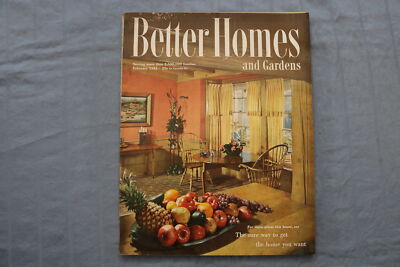 1951 FEBRUARY BETTER HOMES AND GARDENS MAGAZINE - HOME YOU WANT COVER - E 9672-image