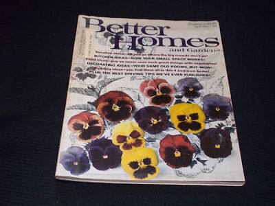 1966 APRIL BETTER HOMES & GARDENS MAGAZINE NICE COVER & ADS - H 1328-image