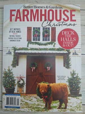 BETTER HOMES & GARDENS FARMHOUSE CHRISTMAS DECEMBER 2024 BRAND NEW MAGAZINE-image