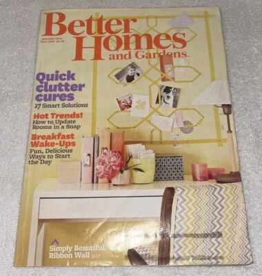 Better Homes and Gardens - January 2013 Quick Clutter Cures 27 Smart Solutions-image