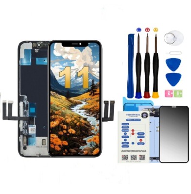 For iPhone 11 LCD Touch Screen Display Replacement Digitizer Assembly AA Quality-image