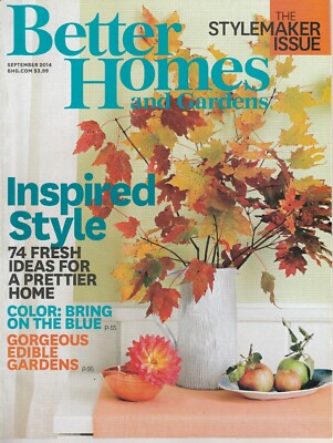 Better Homes & Gardens September 2014 Free & Fast SnH Best Deal on Ebay L@@K !!-image