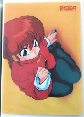Ranma 1/2 B5 Retro Underlay Collectible - Vintage Clear Plastic Design-image