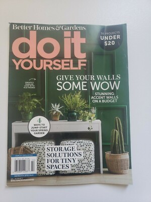 Better Homes & Gardens Do It Yourself April 2022 Magazine- Storage Solutions-image