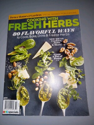 Better Homes & Gardens Cooking With Fresh Herbs Magazine 2017-image