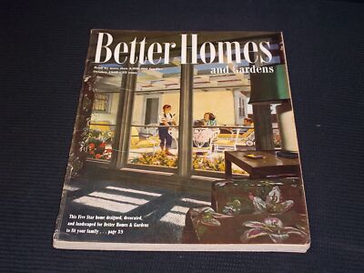 1948 OCTOBER BETTER HOMES & GARDENS MAGAZINE NICE COVER & ADS - H 1316-image