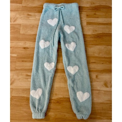 Pink Republic Women’s Baby Blue/White Star Pattern Cozy Plush Lounge PJ Pants-image