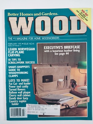 WOOD Magazine - Issue No. 41 (February, 1991) Better Homes and Gardens-image
