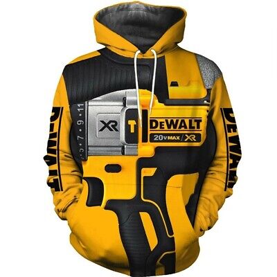 New DeWalt Hand Tool 3D All Over Printed Lightweight Clothes Top Gift's 2025-image