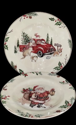 Pier 1  - WINTER WONDERS - 8.75” Salad / Luncheon Plate Set Of 2-image