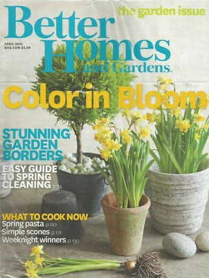 Better Homes and Gardens Magazine - April 2015 - The Garden Issue-image