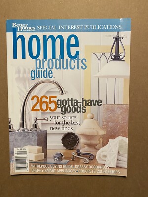 Better Homes & Gardens Special Home Products Guide Spring 2002 New Condition-image
