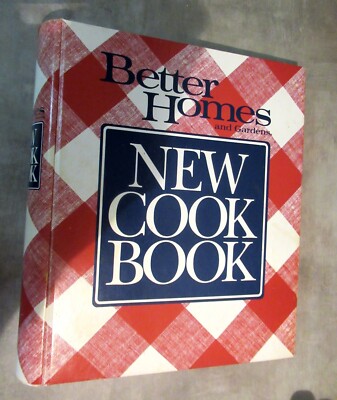 BETTER HOMES & GARDENS New Cook Book 1989 UNUSED!-image