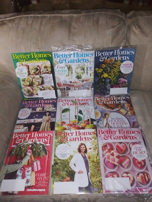9 Better Homes & Gardens Magazines 2019 2020 Life In Color Food Christmas Xmas-image
