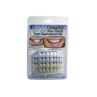 Instant Smile Complete Your Smile Tooth Replacement Kit fix missing teeth-image