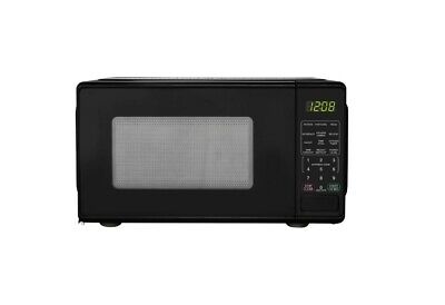 Mainstays 0.7 Cu ft Countertop Microwave Oven, 700 Watts, Black-image