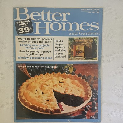 Better Homes & Gardens Magazine - July 1969 Build a Workshop, Patio Projects-image