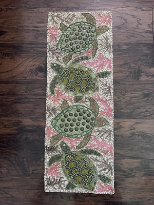 Pier One Coastal Collection UNDER THE SEA TURTLES 13”x36”-image