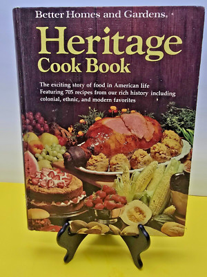 Better Homes and Gardens Heritage Cook Book 1975 Featuring 705 recipes-image