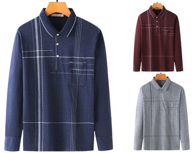 Men's Spring Long Sleeve Collar Shirt Comfortable & Cozy-image