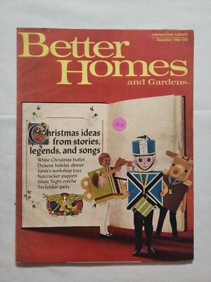 1969 December BETTER HOMES AND GARDENS Christmas Ideas Stories legends  (MH353)-image