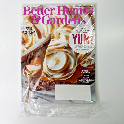 Better Homes & Gardens Magazine November 2020 Thanksgiving Issue Food Lifestyle-image
