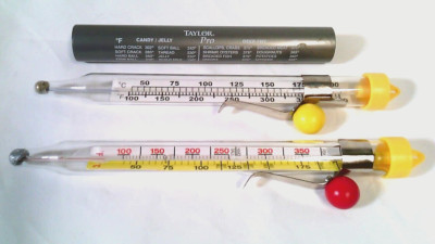 2 Mainstays~Candy Thermometers~Clip Attachment~Easy to Read Red and Black #'s-image