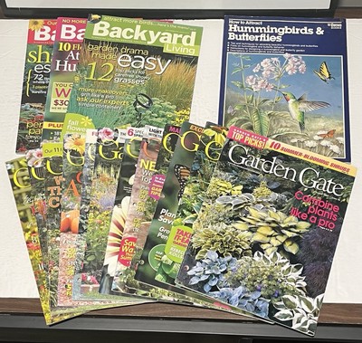 Garden Gate Gardening Magazine Lot Of 12 + More Backyard Shed Landscape Flowers-image