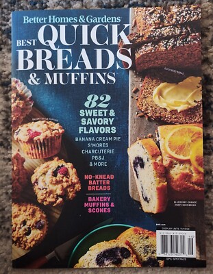 Better Homes & Gardens Magazine BEST QUICK BREADS & MUFFINS 82 Sweeet & Savory-image