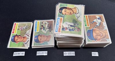 1956 Topps Baseball Cards 1-340 (P-NM) - You Pick - Complete Your Set-image