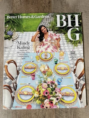 Better Homes & Gardens June 2023 Mindy Kaling The Great Outdoors Magazine-image