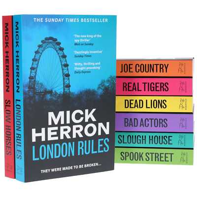 Slough House Series: Book 1-8 by Mick Herron Complete 8 Books Set - Fiction - PB-image