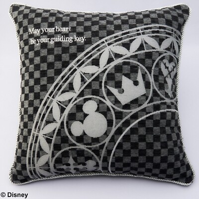 Kingdom Hearts Design Pillow Cushion Square Enix Japan Import Original Brand NEW-image