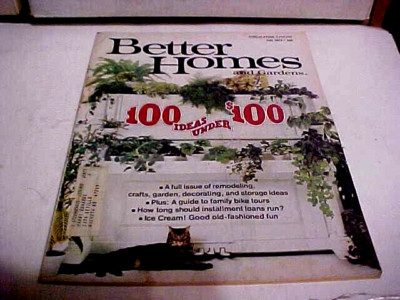 JULY 1974 BETTER HOMES AND GARDENS MAGAZINE 70'S ERA-image