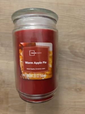 Mainstays Warm Apple Pie 20oz Scented Candle-image
