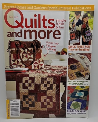 Quilts And More Magazine Better Homes And Gardens FALL 2015 Sewing-image