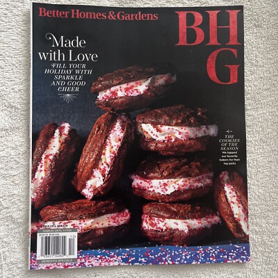 Better Homes & Gardens December 2024 double issue made with love-image