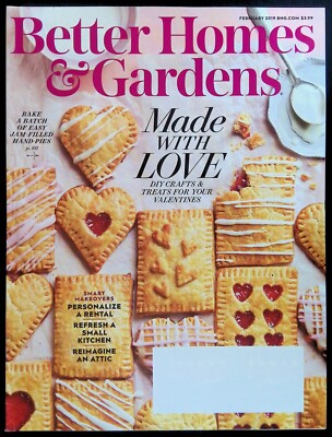 BETTER HOMES & GARDENS VOL. 97 #2 ~ VF 2019 FEBRUARY MAGAZINE ~ MADE WITH LOVE-image